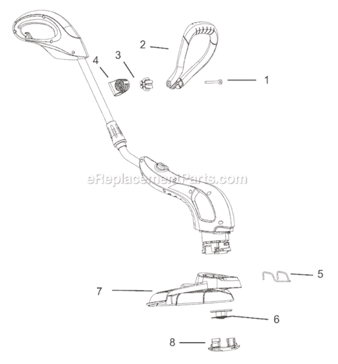 Page A Diagram and Parts List for WEEL-15TNE  Weed Eater Trimmer